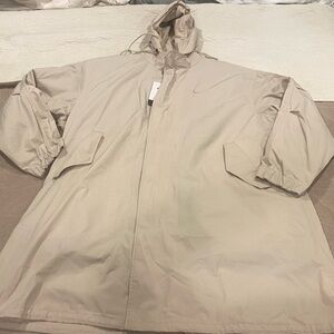 Nike Therma-Fit Life 3 in 1 Parka Jacket Light Tan /Green Men's Size XL